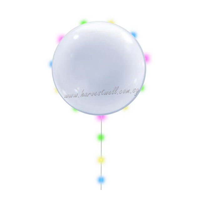Colorful LED Bubble Balloon Singapore